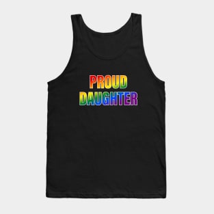 Rainbow Proud Daughter LGBTQ Pride Tank Top